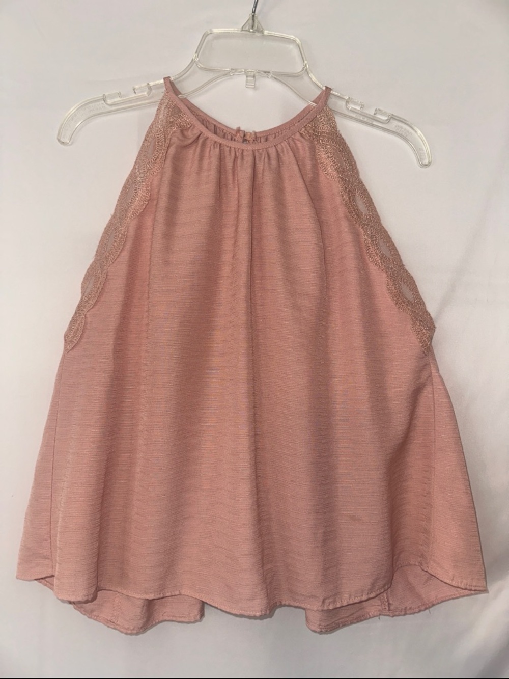 Kendall & Kylie Blush Pink Halter Tank Top